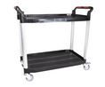 Vagn med 2 hyllor, 990x513x970mm, 120kg